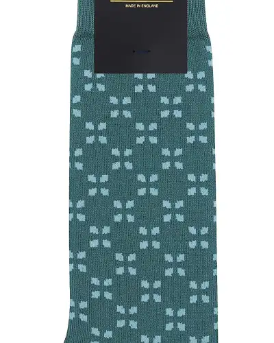 Men PEPER HAROW Cambridge Mens Socks - Teal £16.00