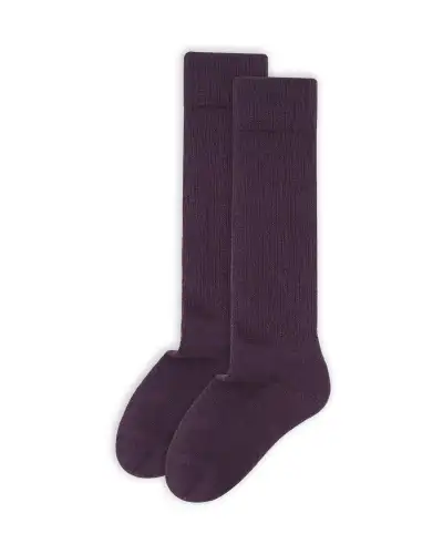 Women PEPER HAROW Womens Wool Boot Socks - Purple £21.00