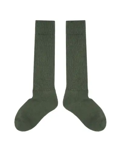 Women PEPER HAROW Womens Wool Boot Socks - Olive £21.00