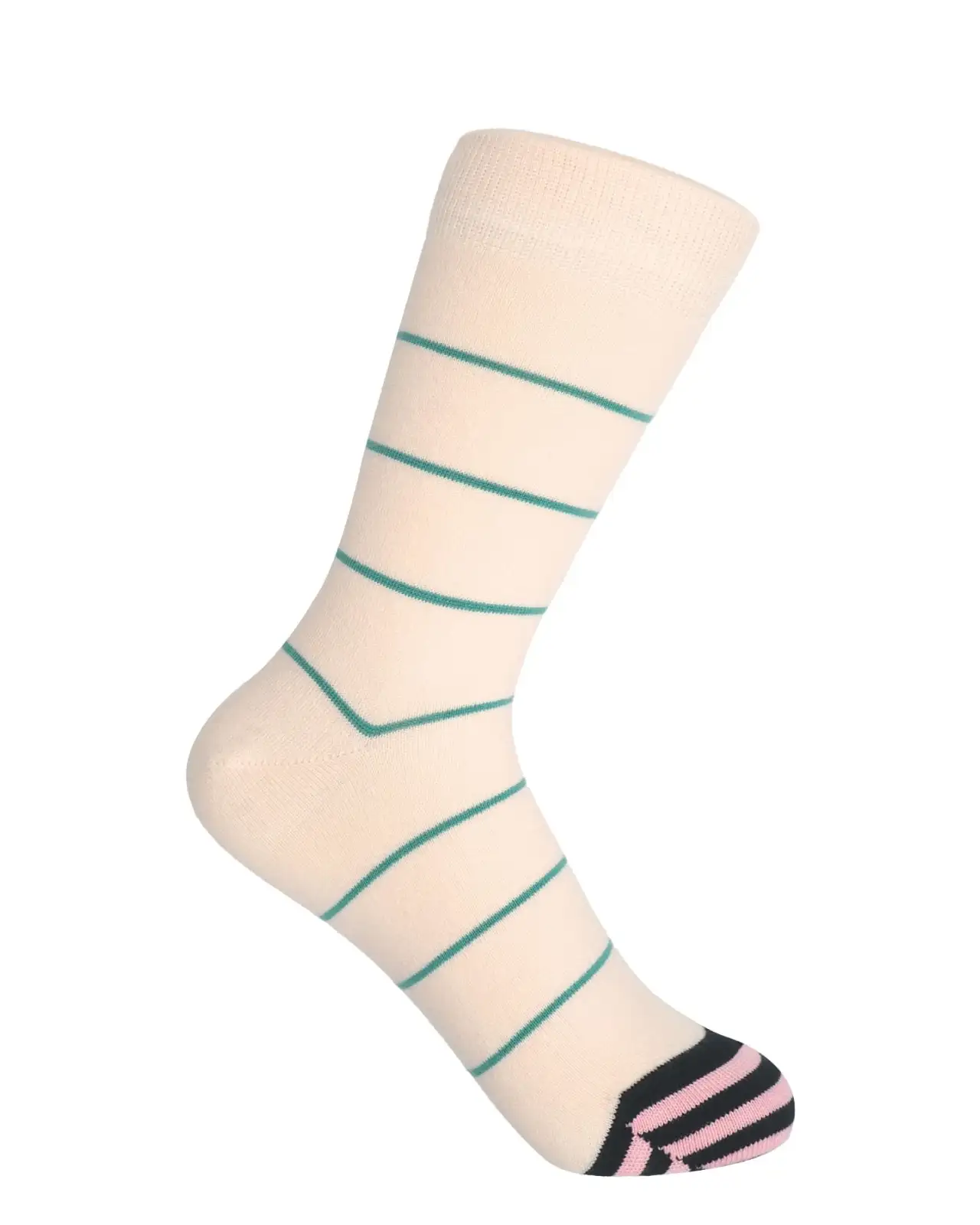 Women PEPER HAROW Thin Stripe Womens Socks - Cream £15.00