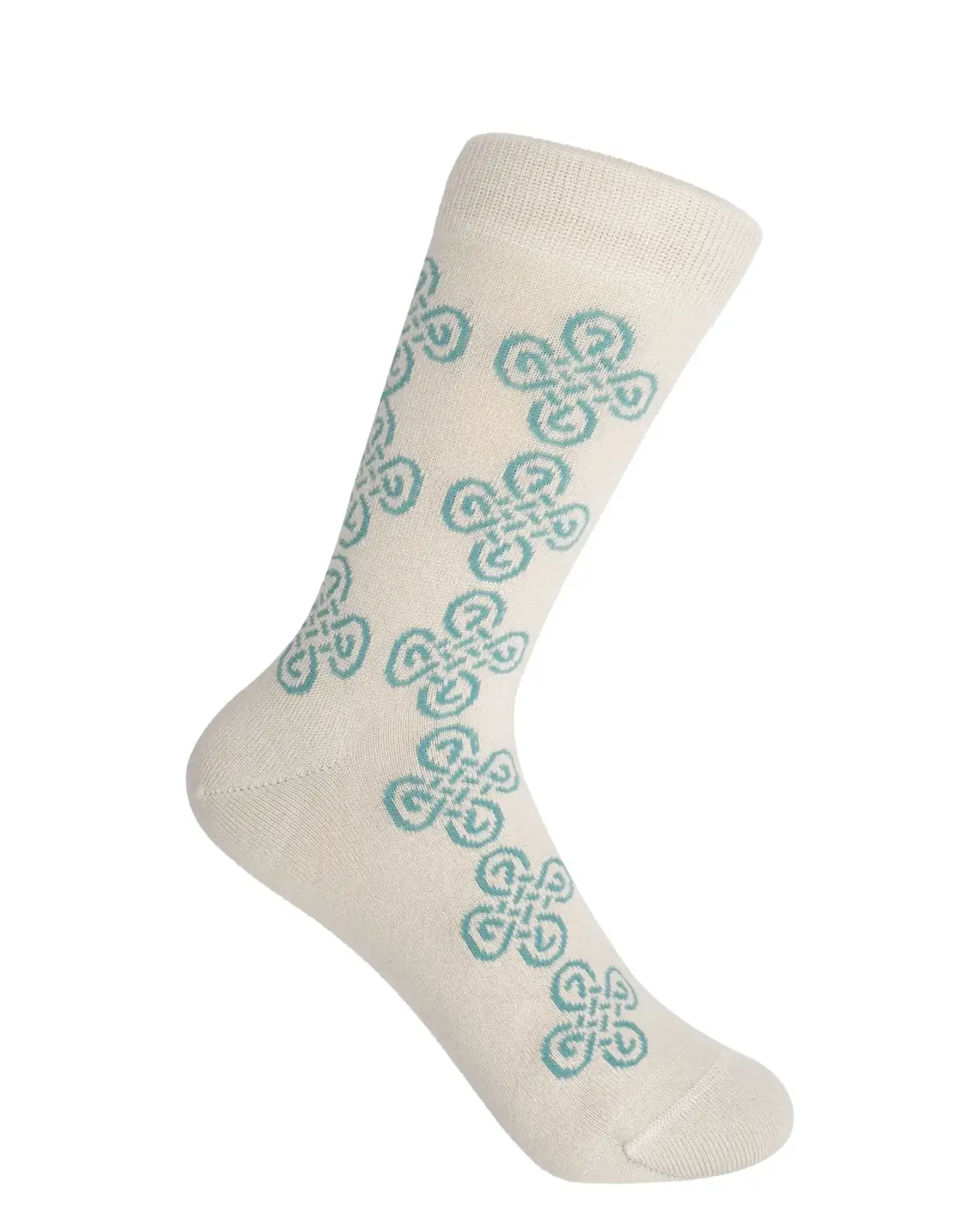 Women PEPER HAROW Knot Womens Socks - Beige £15.00