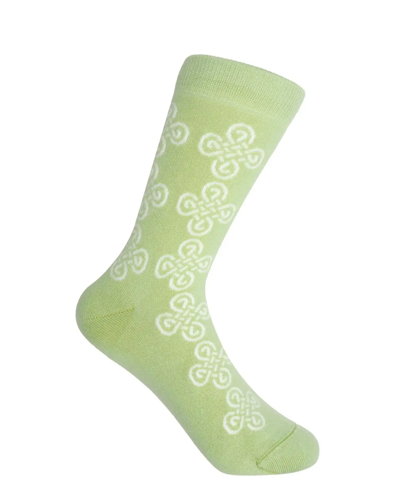Women PEPER HAROW Knot Womens Socks - Lime £15.00
