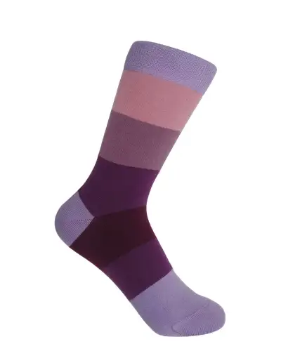 Women PEPER HAROW Block Stripe Womens Socks - Twilight £15.00