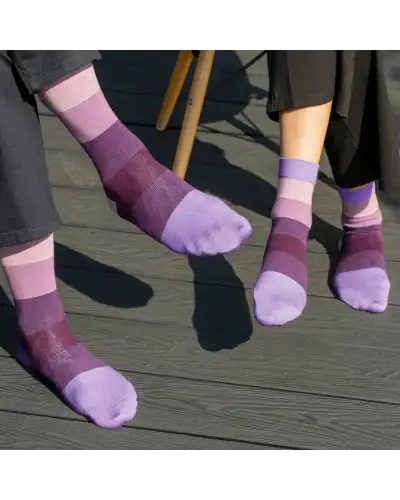 Women PEPER HAROW Block Stripe Womens Socks - Twilight £15.00