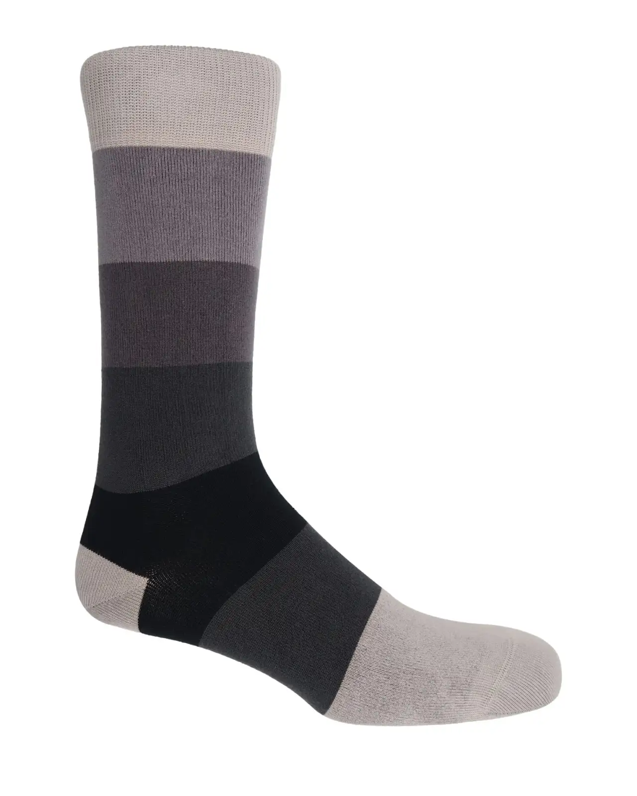 Men PEPER HAROW Block Stripe Mens Socks - Ash £16.00