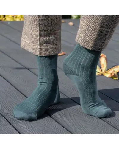 Men PEPER HAROW 3 Pack Essential Mens Socks - Verdant £36.00