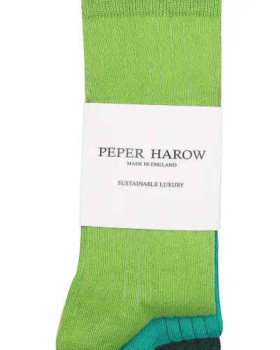 Men PEPER HAROW 3 Pack Essential Mens Socks - Verdant £36.00