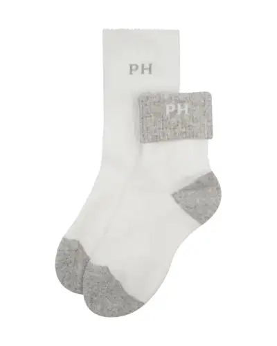 Women PEPER HAROW Reversible Womens Sport Socks - White £13.00