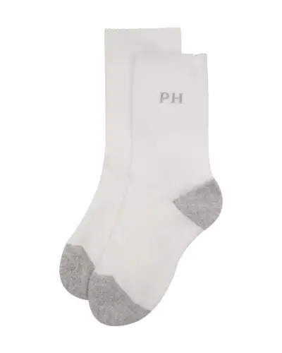 Women PEPER HAROW Reversible Womens Sport Socks - White £13.00