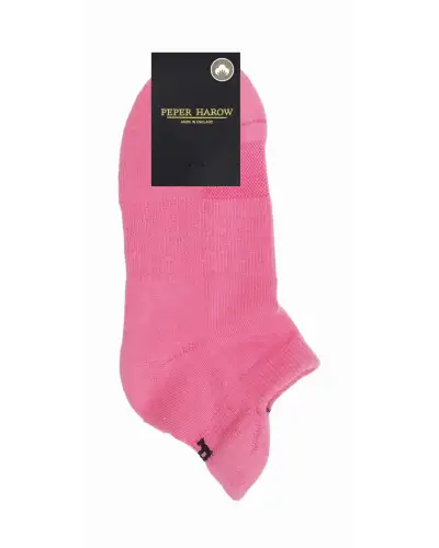 Women PEPER HAROW Organic Womens Trainer Sport Socks - Pink £11.00