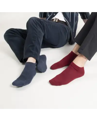 Men PEPER HAROW Organic Mens Trainer Sport Socks - Navy £14.00