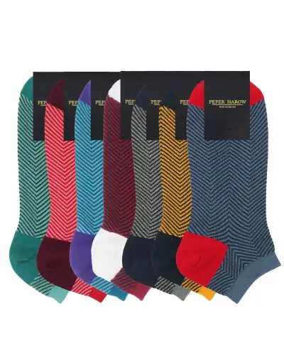 Men PEPER HAROW Mens Trainer Socks Bundle - Luxe £70.00