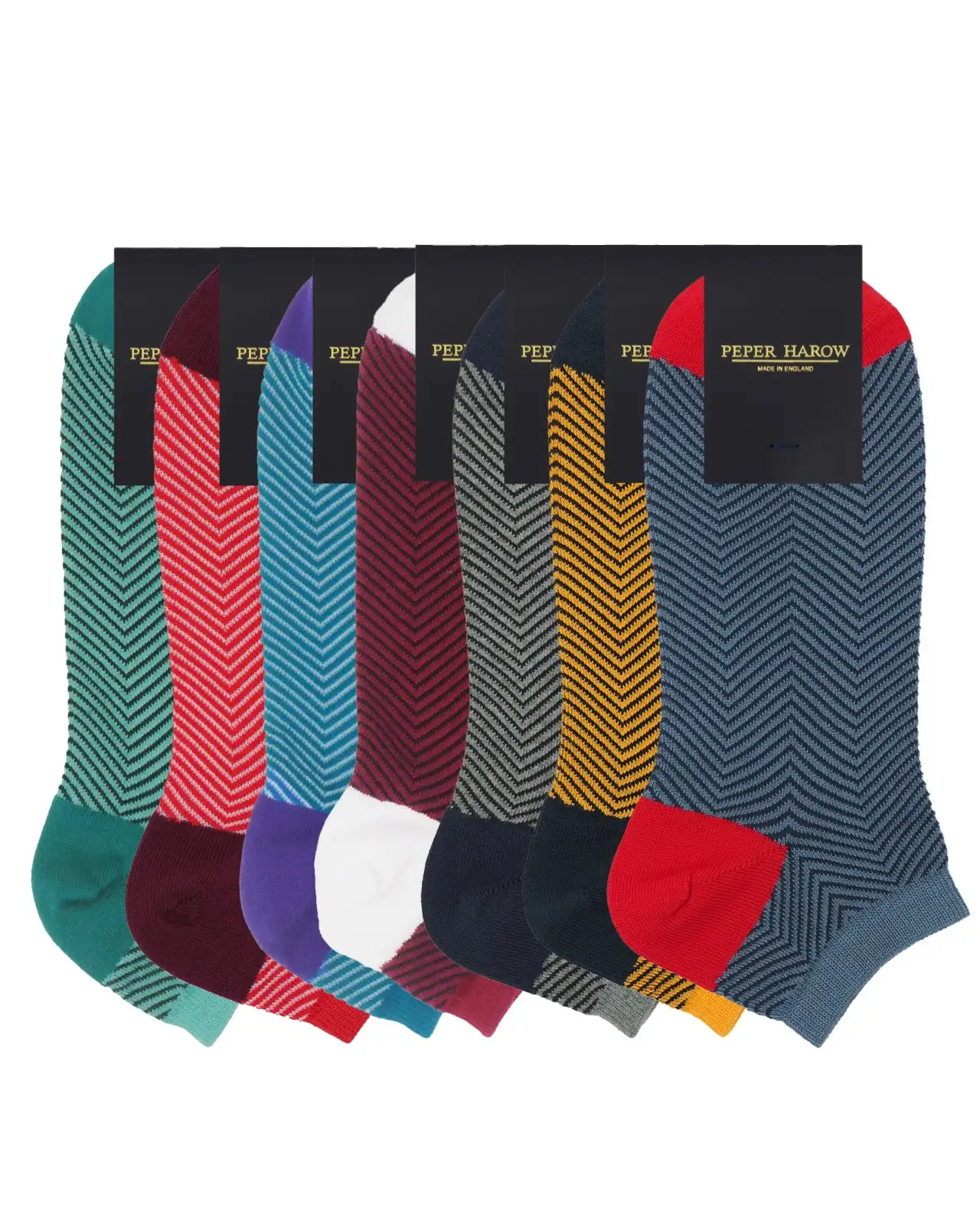 Men PEPER HAROW Mens Trainer Socks Bundle - Luxe £70.00