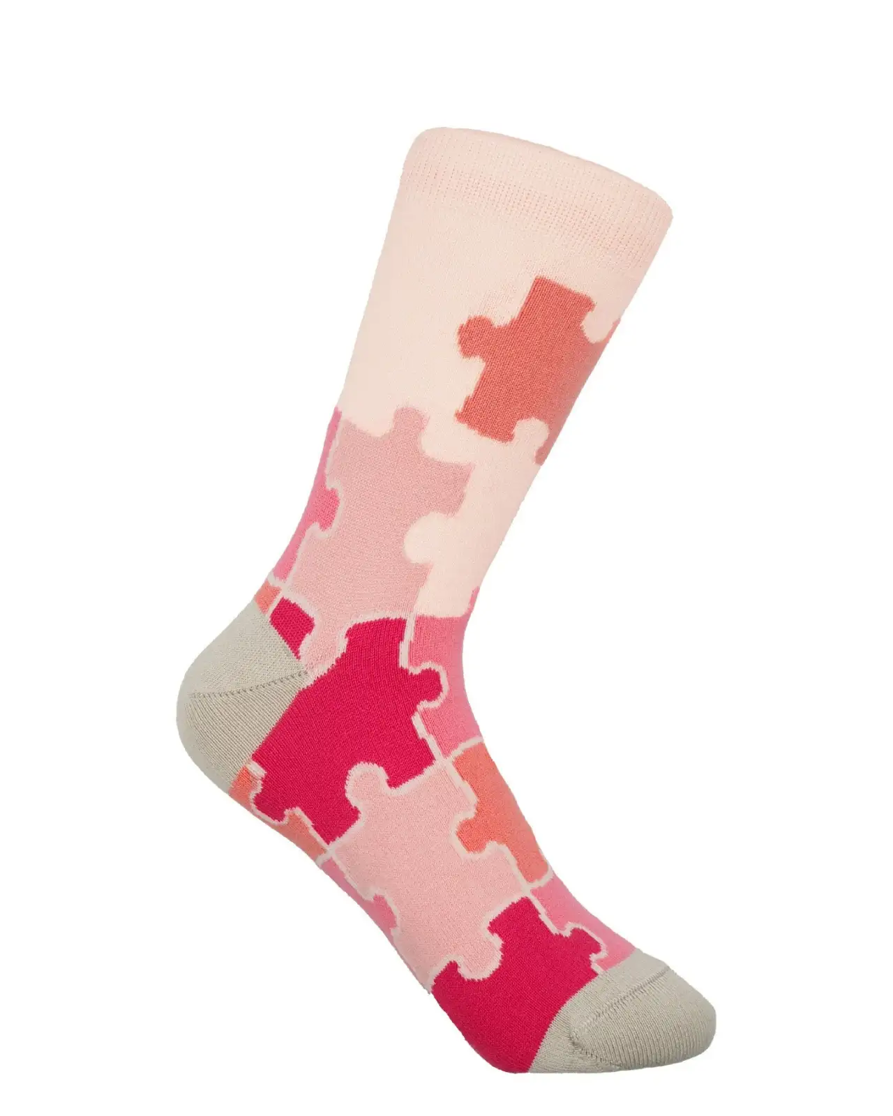 Women PEPER HAROW Jigsaw Womens Socks - Pink £15.00