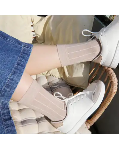 Women PEPER HAROW Indulgent Cashmere Womens Socks - Beige £18.00
