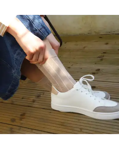 Women PEPER HAROW Indulgent Cashmere Womens Socks - Beige £18.00