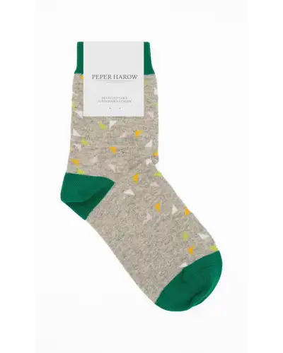 Women PEPER HAROW Trilateral Womens Socks - Grey £13.00