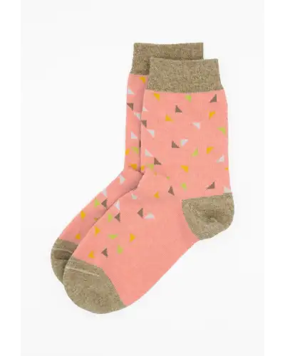 Women PEPER HAROW Trilateral Womens Socks - Pink £13.00