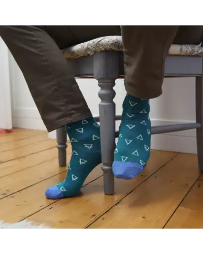 Men PEPER HAROW Elements Mens Socks - Teal £14.00
