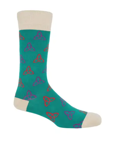 Men PEPER HAROW Tri Mens Socks - Teal £16.00