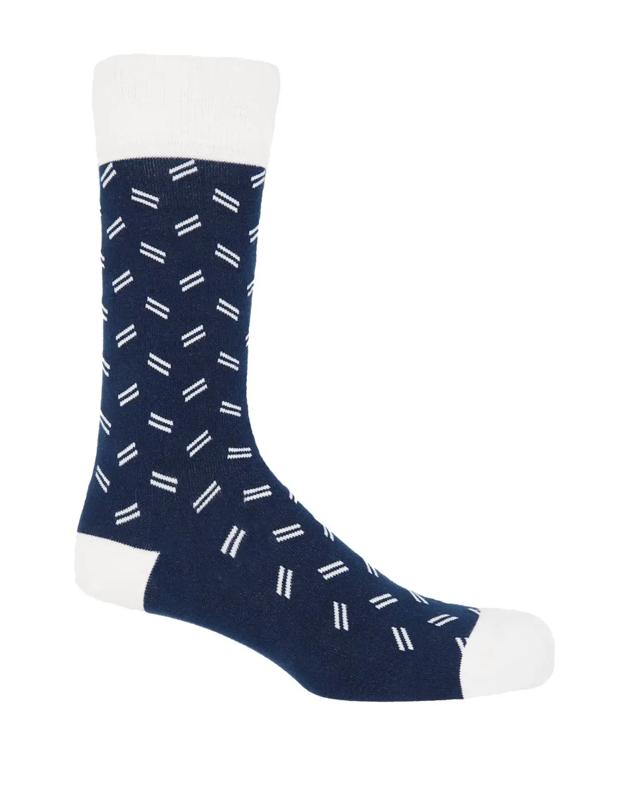 Men PEPER HAROW Parallel Mens Socks - Navy £16.00