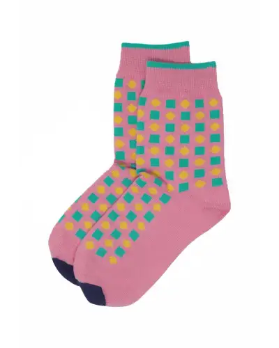 Women PEPER HAROW Diamonds Womens Socks - Pink £15.00