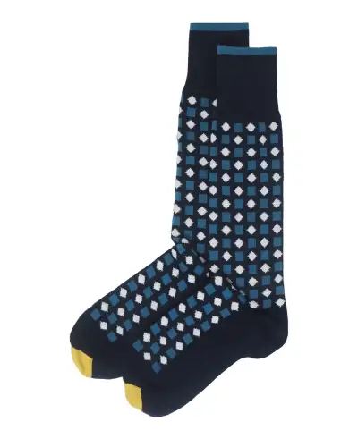 Men PEPER HAROW Diamonds Mens Socks - Navy £16.00