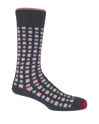 Men PEPER HAROW Diamonds Mens Socks - Grey £16.00