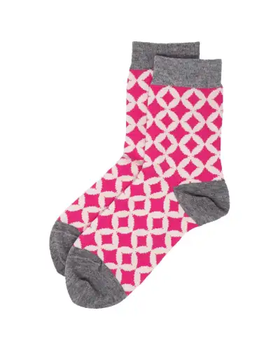 Women PEPER HAROW Mosaic Womens Socks - Pink £13.00