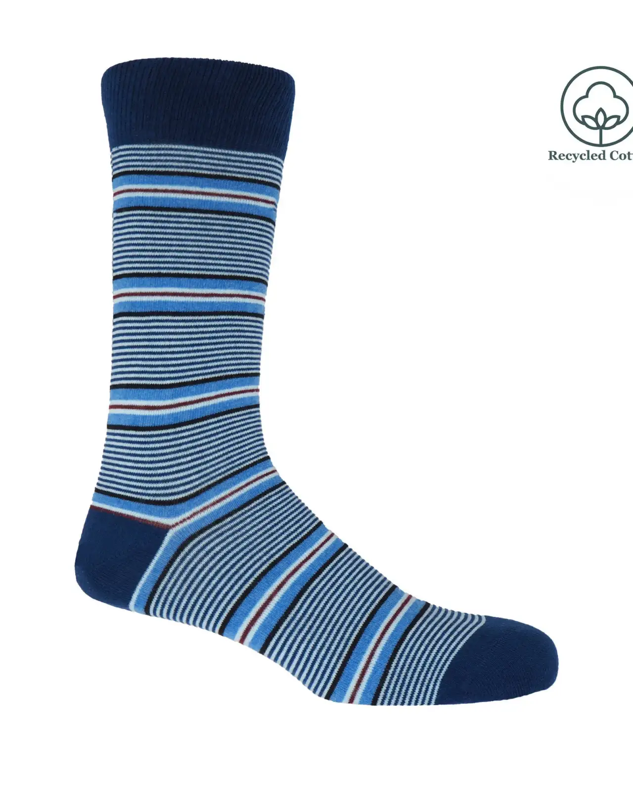 Men PEPER HAROW Multistripe Mens Socks - Navy £14.00