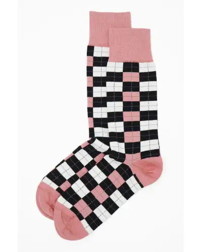 Men PEPER HAROW Checkmate Mens Socks - Pink £16.00
