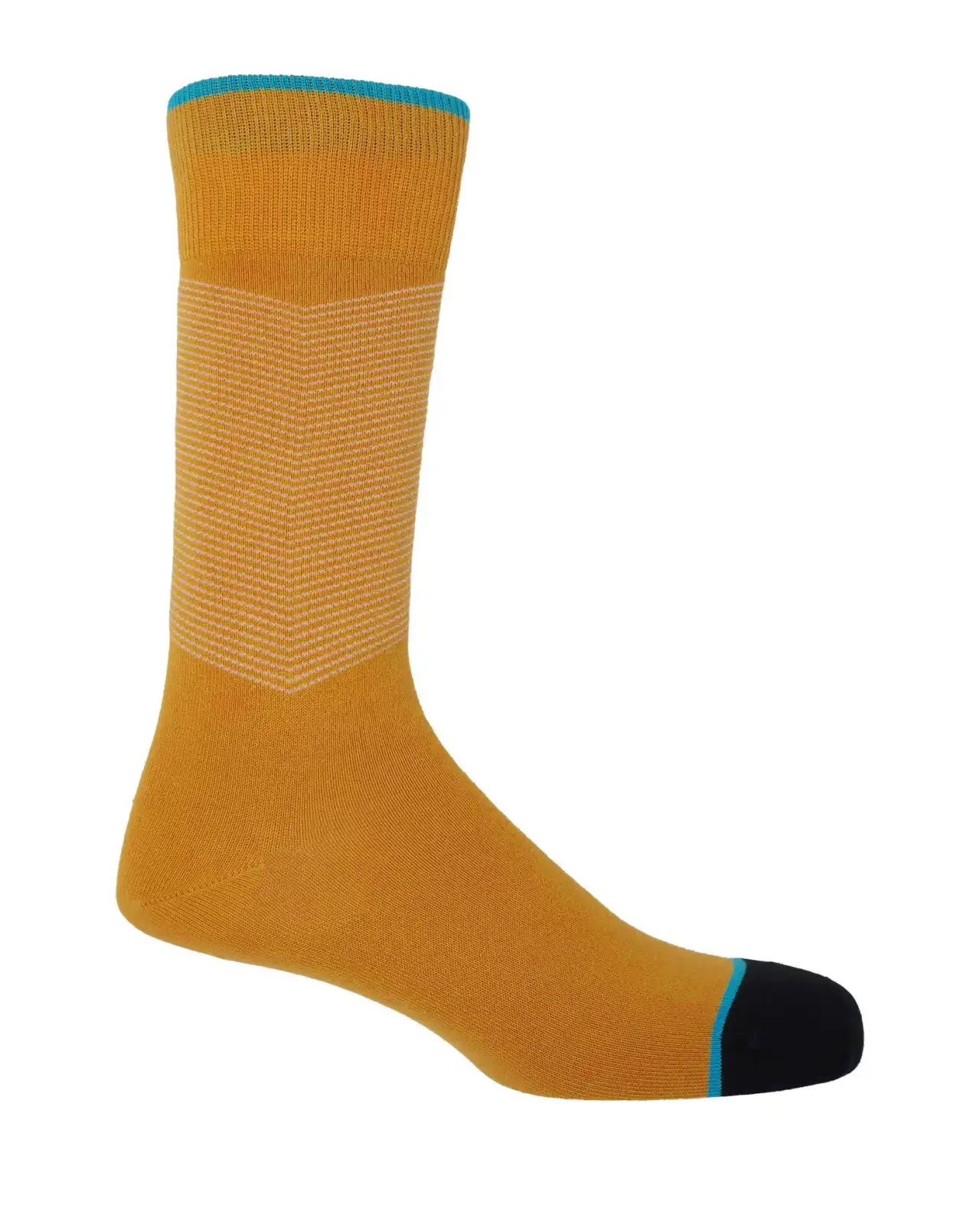 Men PEPER HAROW Chevron Mens Socks - Amber £16.00