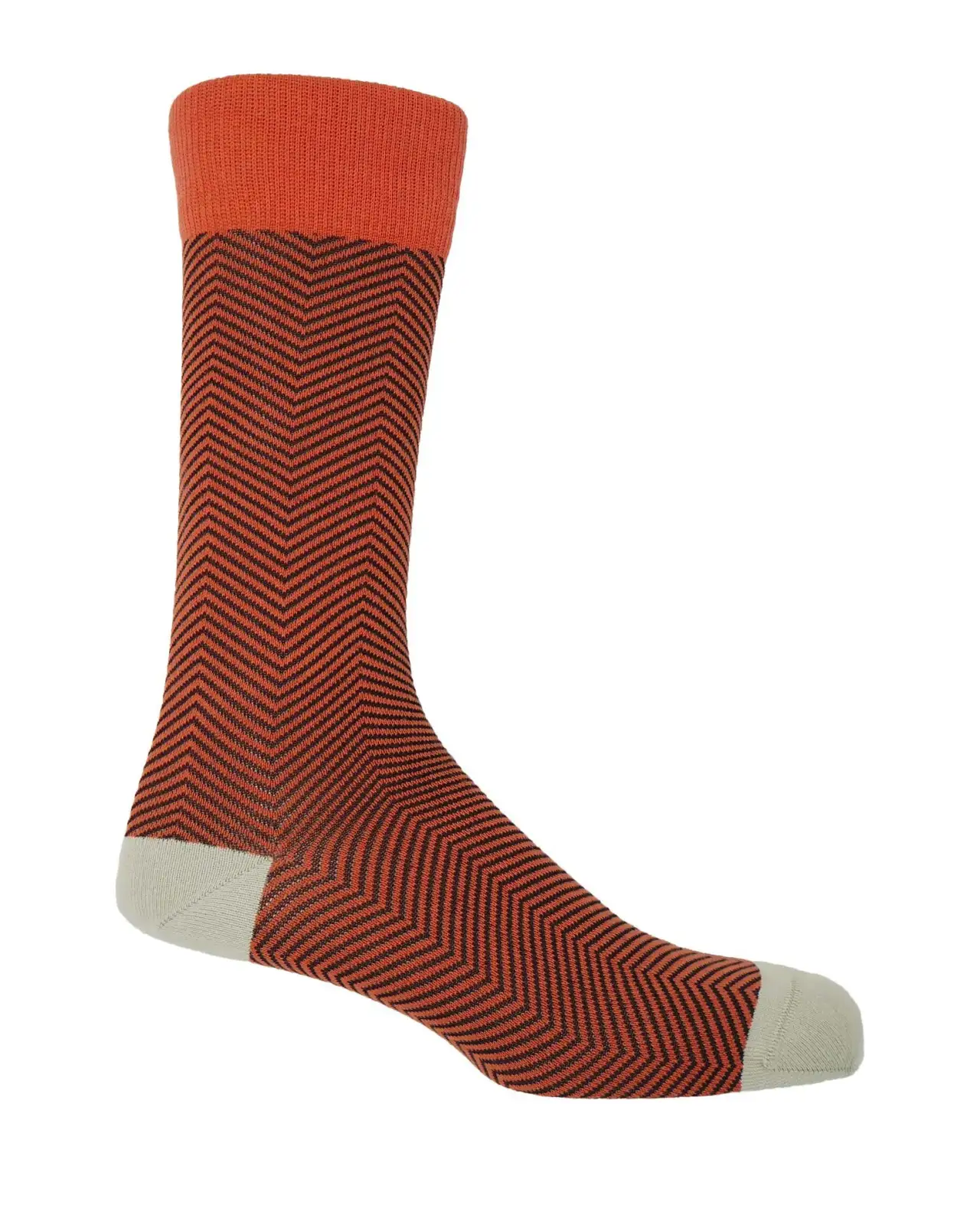 Men PEPER HAROW Lux Taylor Mens Socks - Orange £16.00