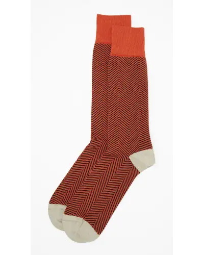 Men PEPER HAROW Lux Taylor Mens Socks - Orange £16.00