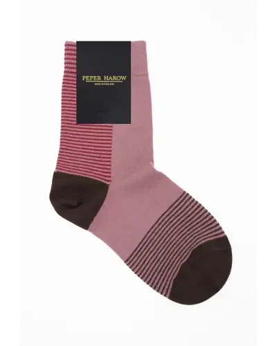 Women PEPER HAROW Anne Womens Socks - Berry £15.00