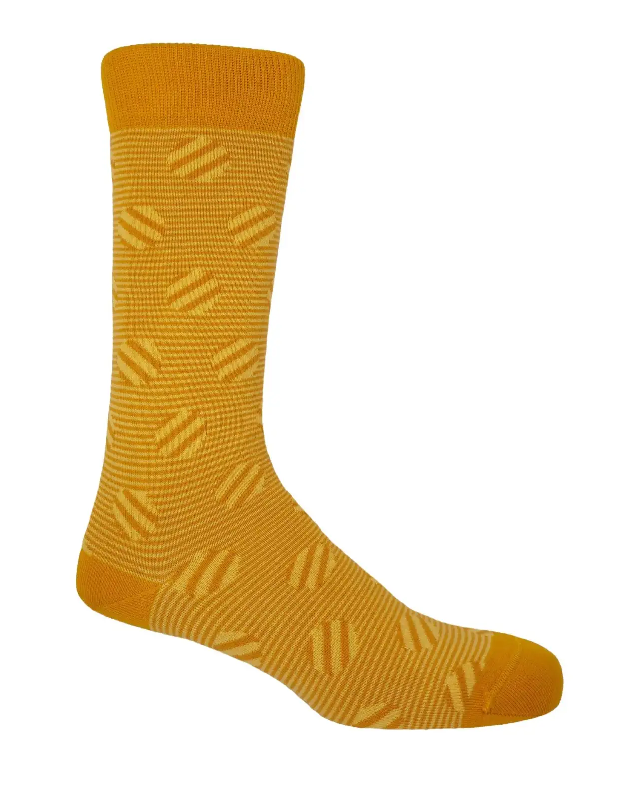 Men PEPER HAROW Polka Stripe Mens Socks - Butterscotch £16.00
