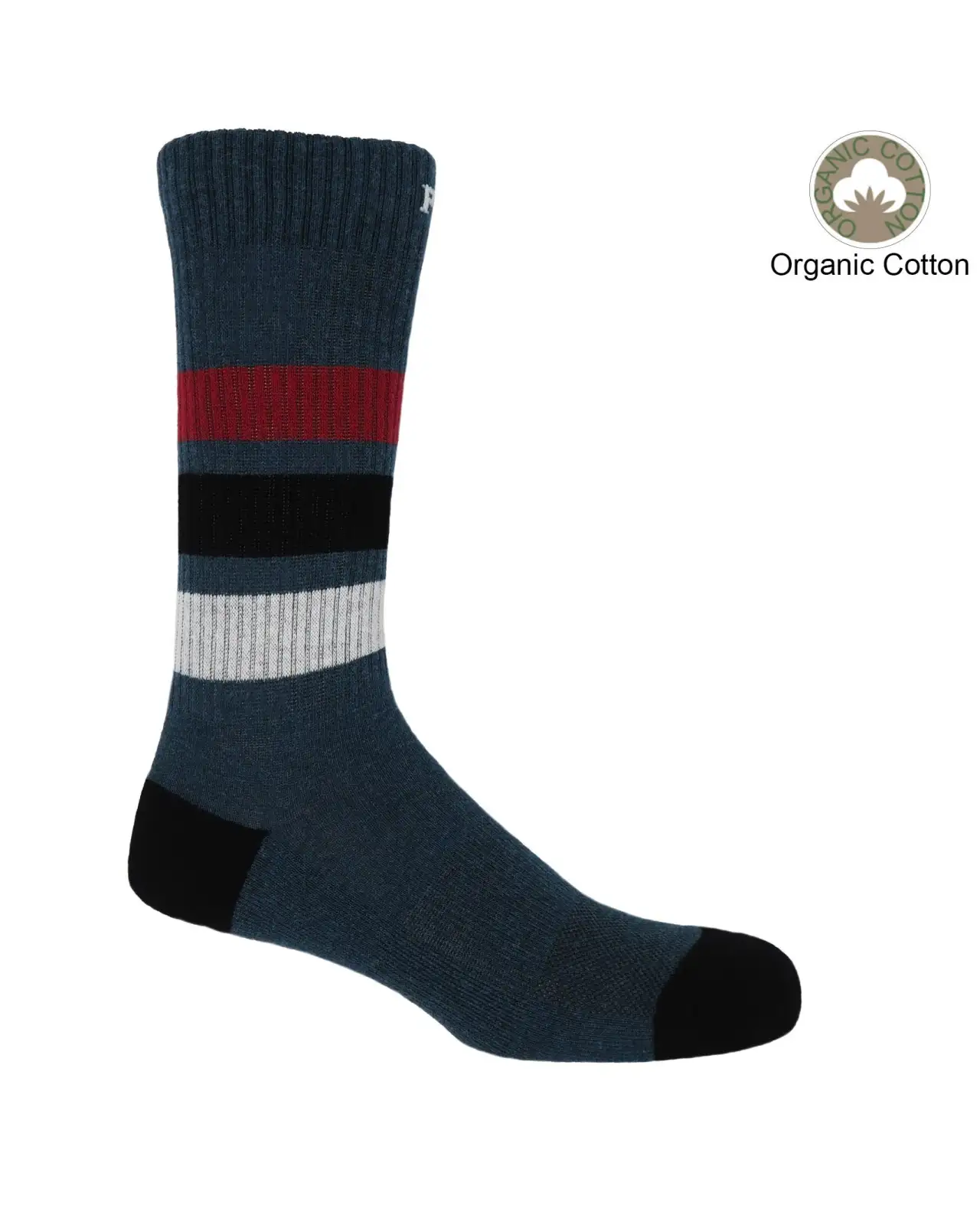 Men PEPER HAROW Striped Organic Mens Sport Socks - Navy £16.00