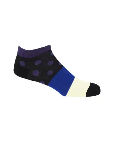 Men PEPER HAROW Mayfair Mens Trainer Socks - Purple £13.00
