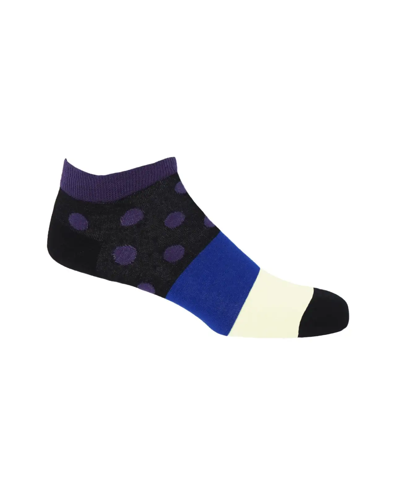 Men PEPER HAROW Mayfair Mens Trainer Socks - Purple £13.00