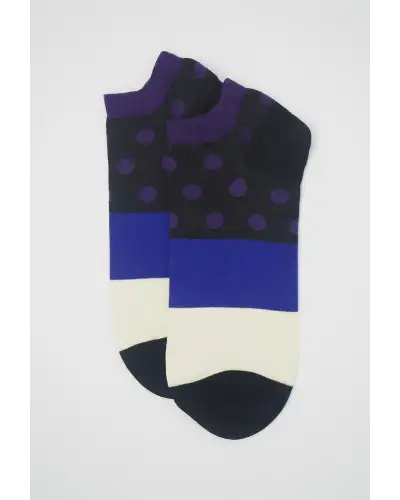 Men PEPER HAROW Mayfair Mens Trainer Socks - Purple £13.00