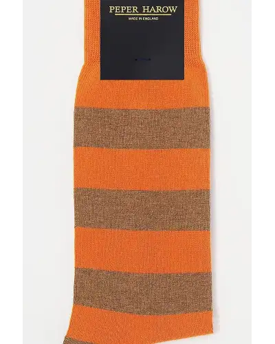 Men PEPER HAROW Equilibrium Organic Mens Socks - Orange £17.00