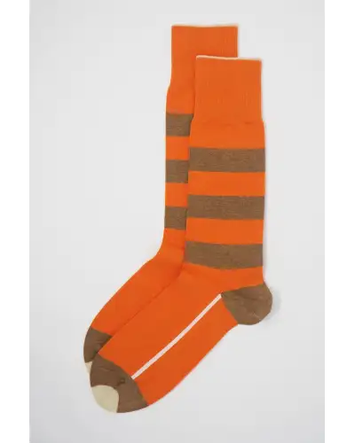 Men PEPER HAROW Equilibrium Organic Mens Socks - Orange £17.00