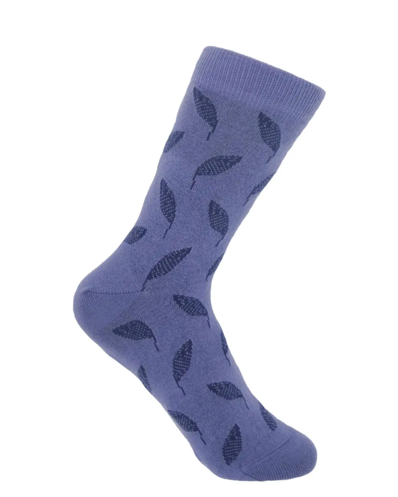 Women PEPER HAROW Leaf Womens Socks - Navy £15.00