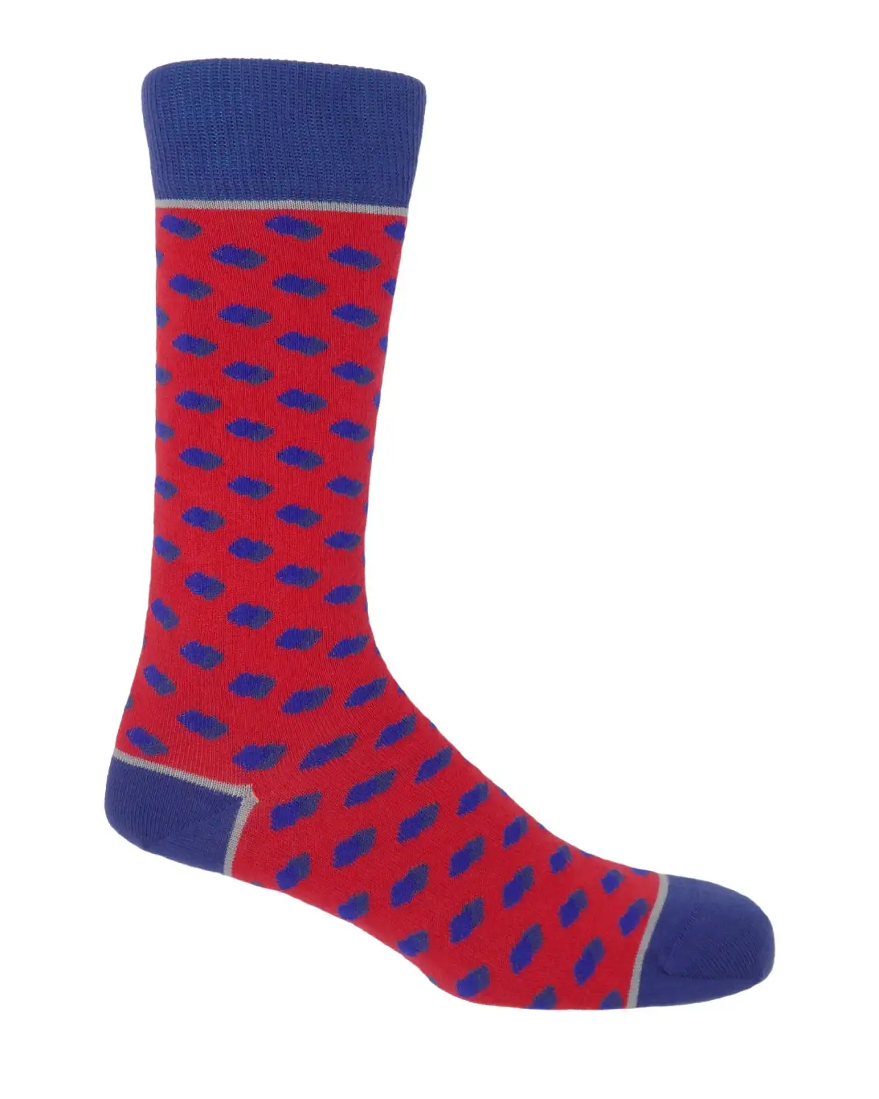 Men PEPER HAROW Disruption Mens Socks - Scarlet £16.00