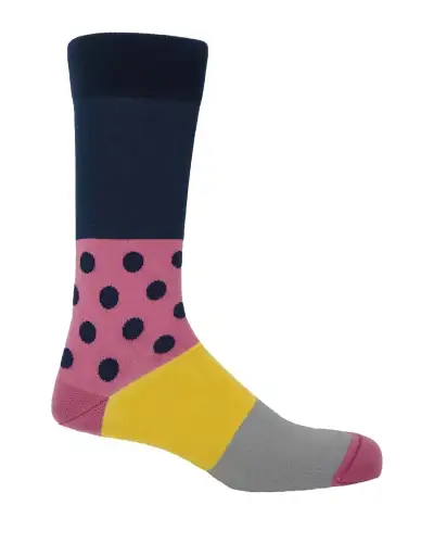 Men PEPER HAROW Mayfair Mens Socks - Navy £16.00