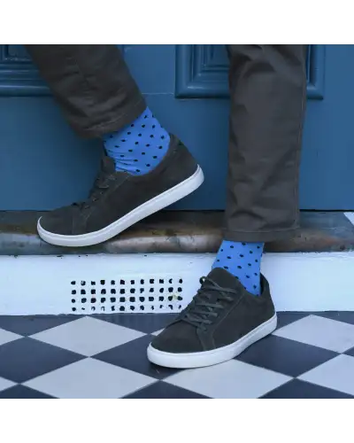 Men PEPER HAROW Pin Polka Mens Socks - Azure £16.00