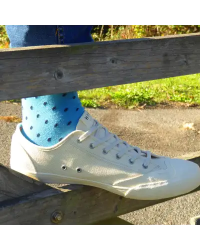 Men PEPER HAROW Pin Polka Mens Socks - Azure £16.00