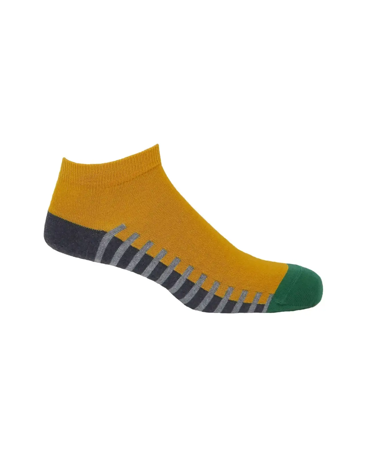 Men PEPER HAROW Welford Mens Trainer Socks - Mustard £13.00
