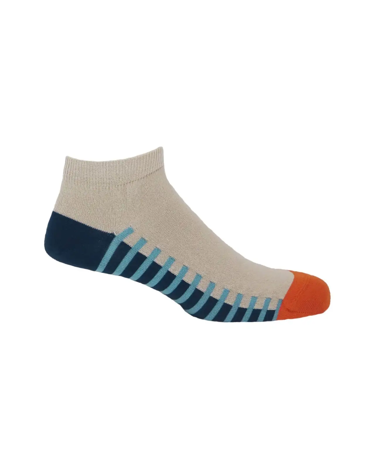 Men PEPER HAROW Welford Mens Trainer Socks - Stone £13.00