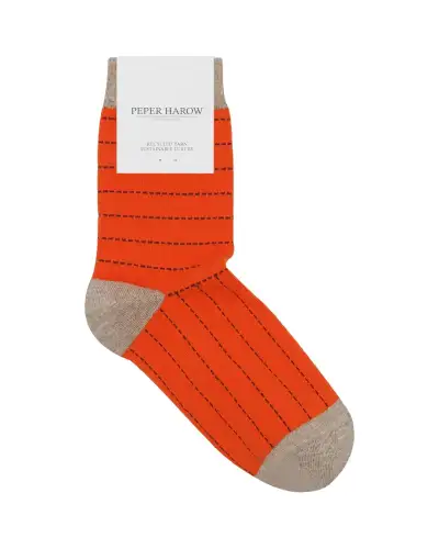 Women PEPER HAROW Dash Womens Socks - Orange £13.00